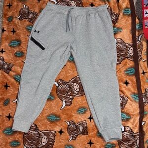 Under Armour Gray Joggers with Black Tag